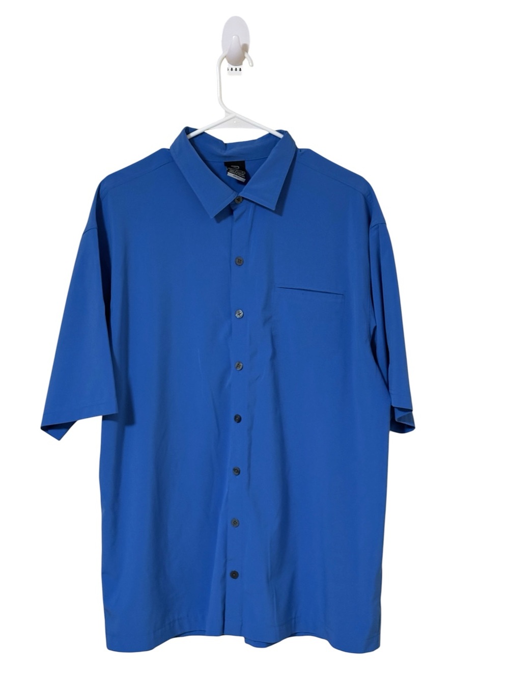 Nike Golf Dri-FIT Performance Polo Blue Shirt Men’s Large Stretch